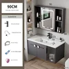 Lavabo in ceramica 90X48 + Set di armadietto con specchio intelligente