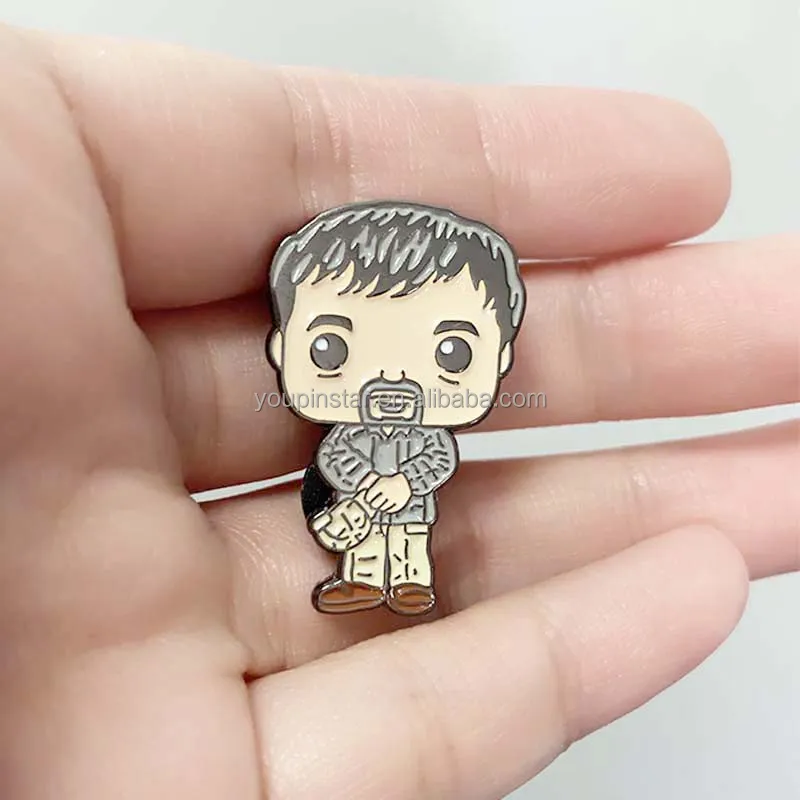 Wholesale High Quality Custom Enamel Pins Low Moq El Chapo Hat Pins
