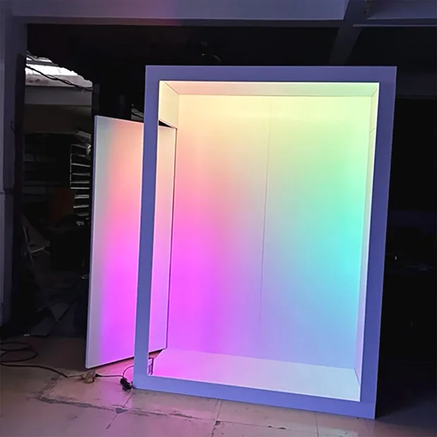 Premium Magazine Photo Booth Box for Wedding Mariage With Magazine Box Photobooth Outdoor Custom Vogue PVC Walk in Cover