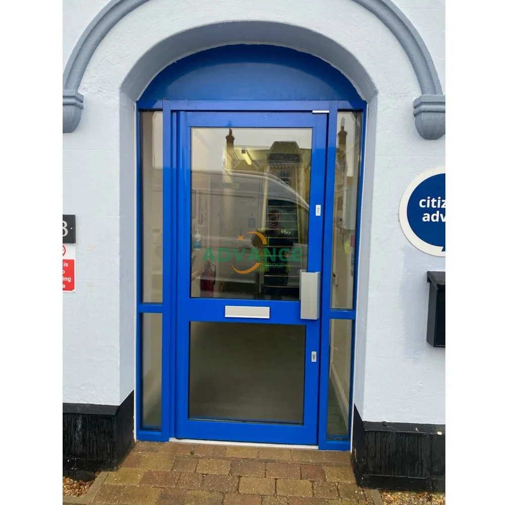 Exterior Shop Front Door Commercial Glass Door Interior Aluminium Glass  Sliding Door for Business Use, image size:1000x1000