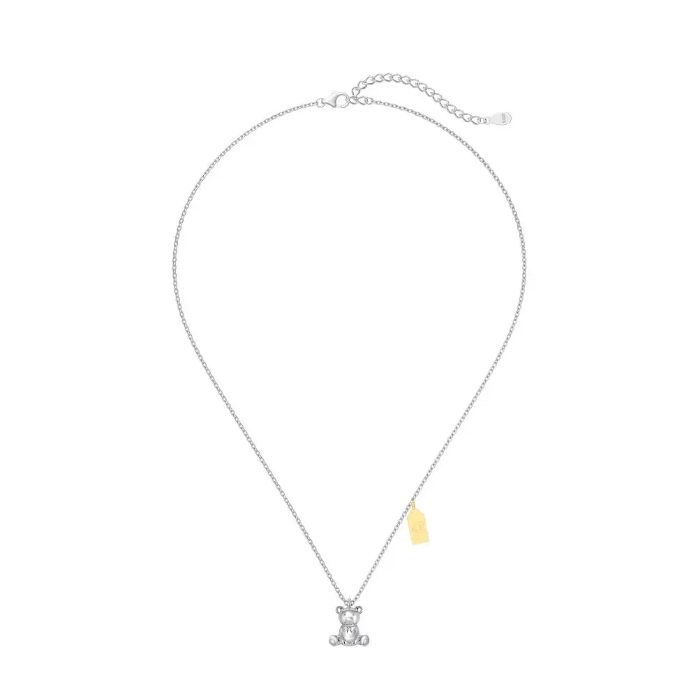 KAKODIY Fashion Luxury Fashion 925 Sterling Silver Jewelry 18K Gold Plated Pendant Bear Necklace detail 1