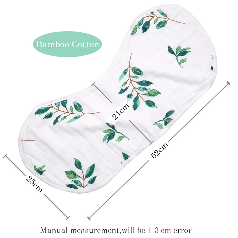 Подгонянный логотип 6 слоев мягкая ткань Burp младенца абсорбент