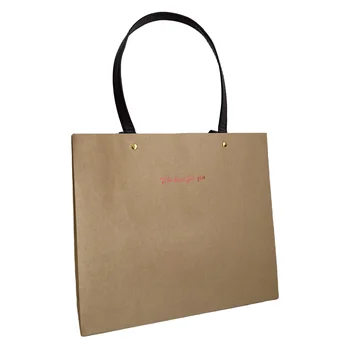 Factory Direct Price Twisted Handle Shopping Bag Carrier Bag With Logo Printed