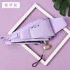 Flat five-fold taro purple - black glue coating