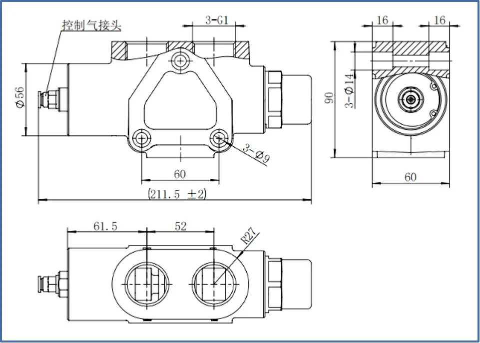 Reversing Parts Factory Hydraulic Valves For Tipping Truck Air ...