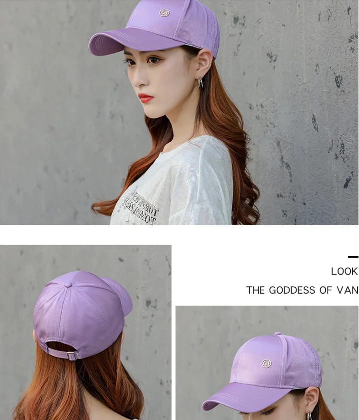 Source Custom Embroidery Designs Purple Baseball Cap Hat