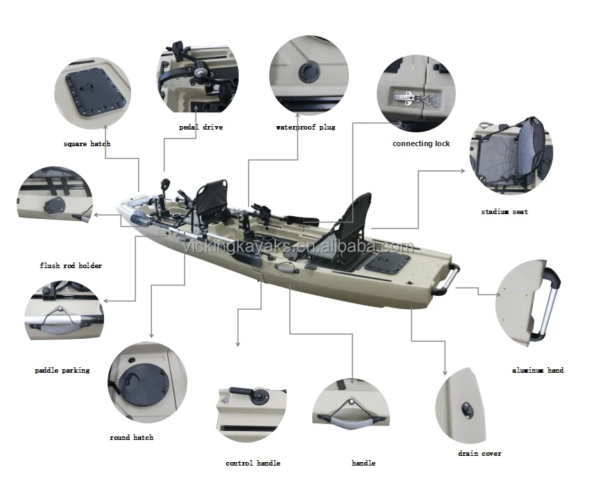 2 person kayak with foot pedals