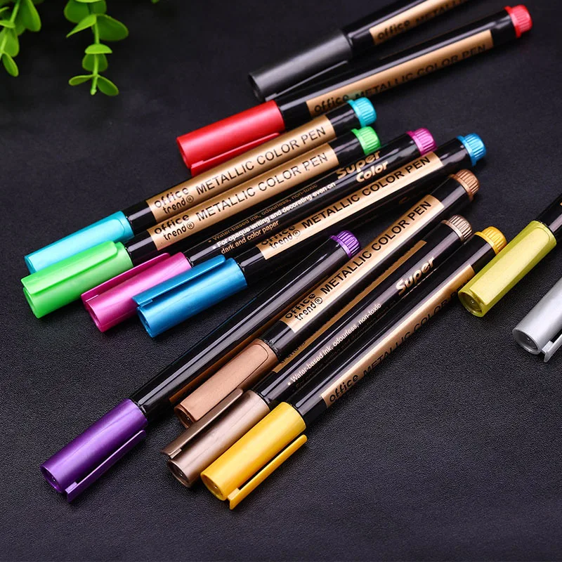 High Quality New Style Colored Fine Point Markers Drawing Coloring  Watercolor Brush Pen For Wax Stick - Buy High Quality New Style Colored  Fine Point Markers Drawing Coloring Watercolor Brush Pen For