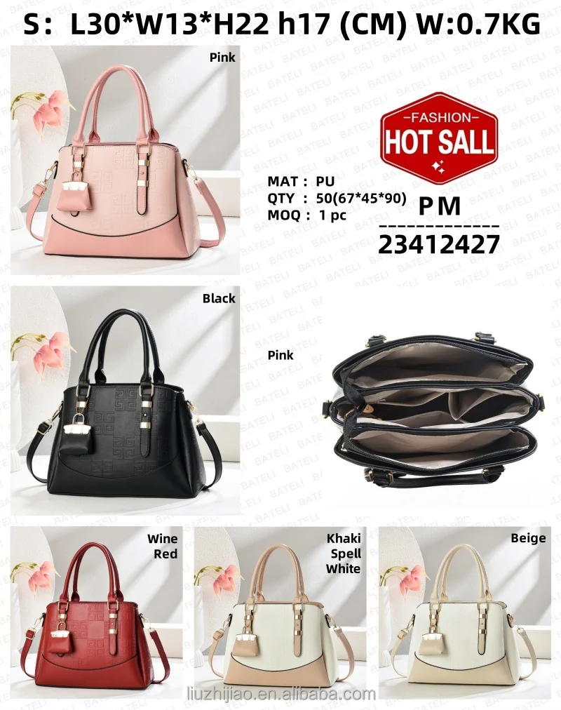 Ladies' New Crossbody Bag Contrasting Color Single Shoulder Large Bags for Women Sacs Ma aperçu 2