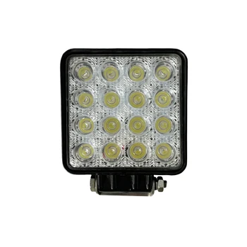 48W Led Headlight  Round Square Led work light 4 square round lights 4 square round lights