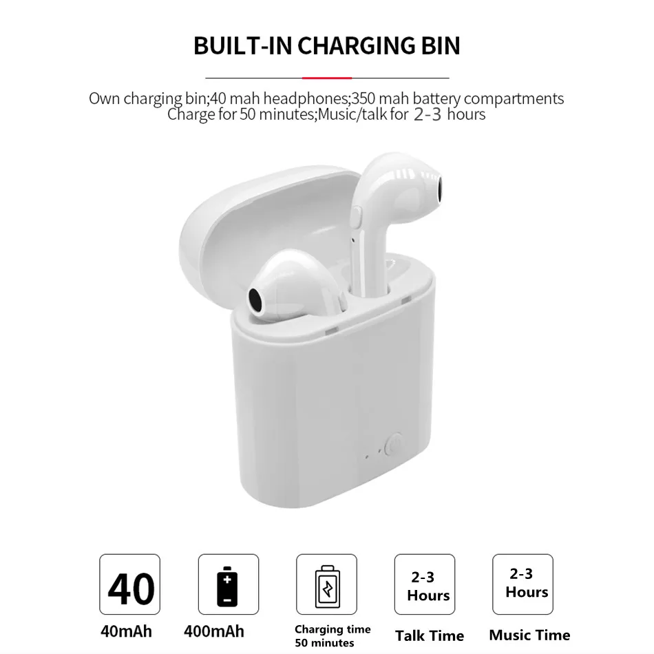 I7s Tws Earbuds Truely New Product Tws Earbuds Portable Earphone Stereo Earbuds I7s - ANKUX.COM