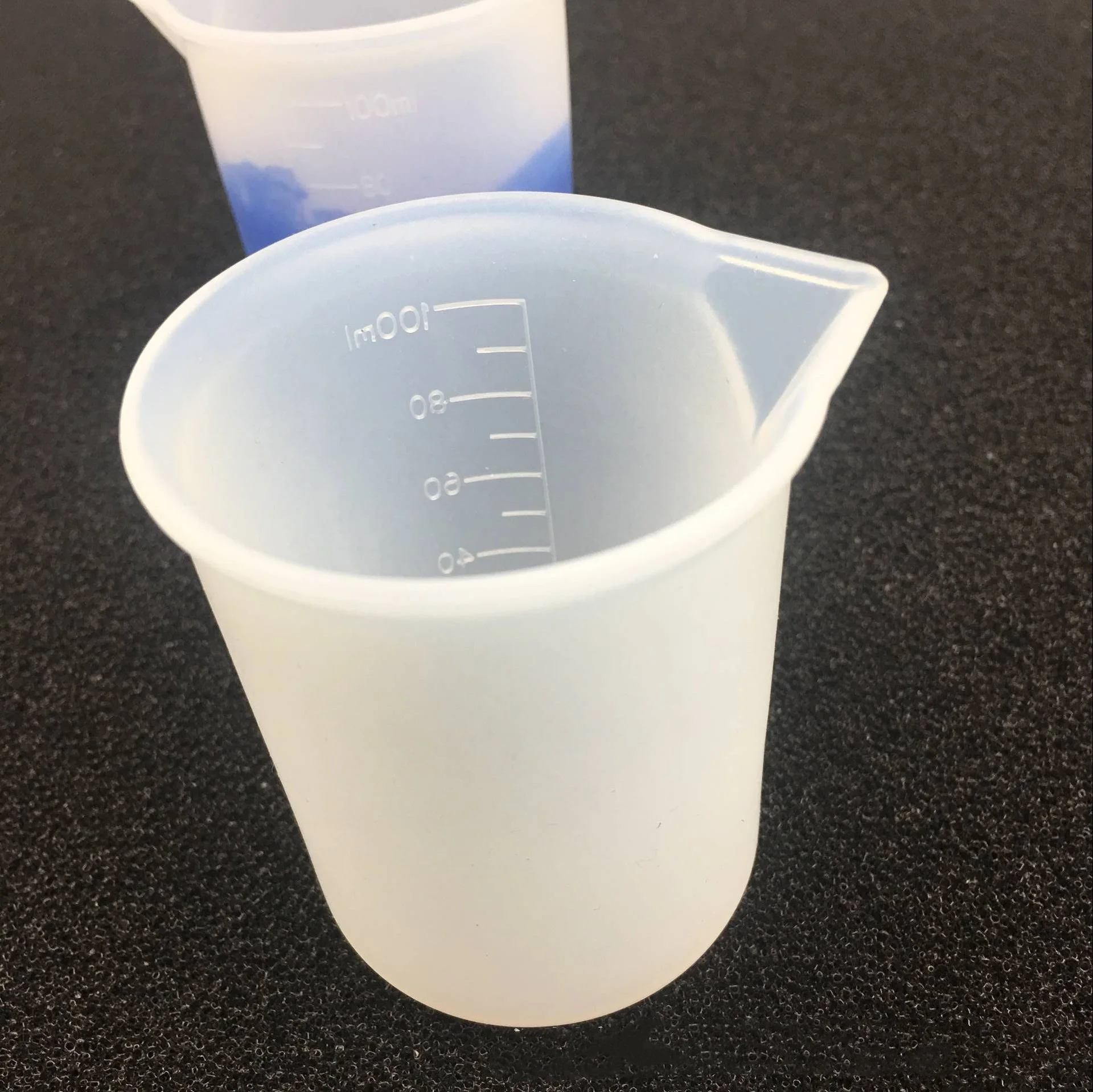 Silicone Measuring Cups 100ml for Resin Mixing Cups Glue Tools Soy Wax All Kinds Wax Measuring Cups