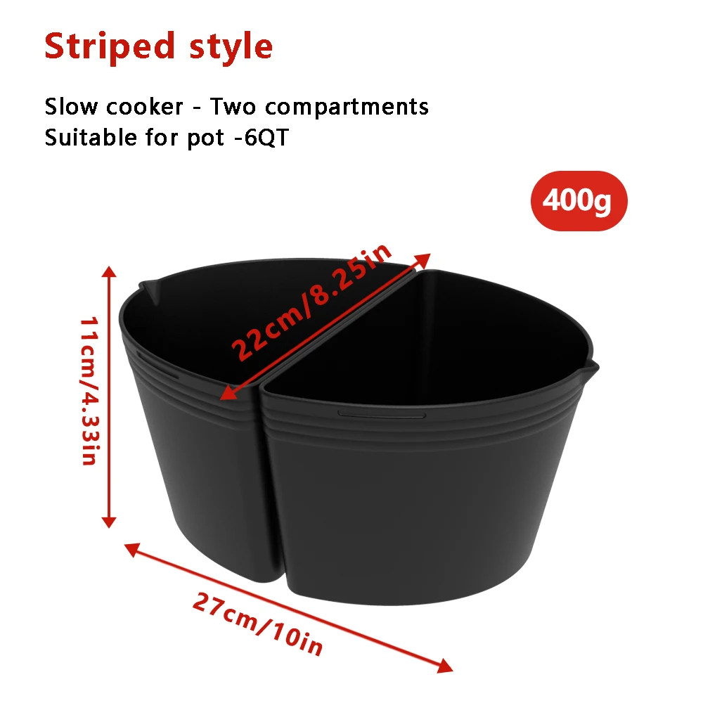 6 Quart Reusable Crockpot Separator Insert Best Crockpot Divider Insert