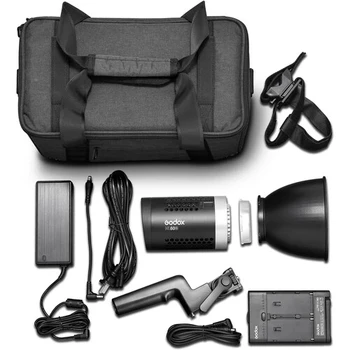 Godox ML60Bi LED Video Light 60W ML60 Bi-Color 2800K-6500K Bowens Mount Portable Outdoor LED Light Built in FX Effects detail image