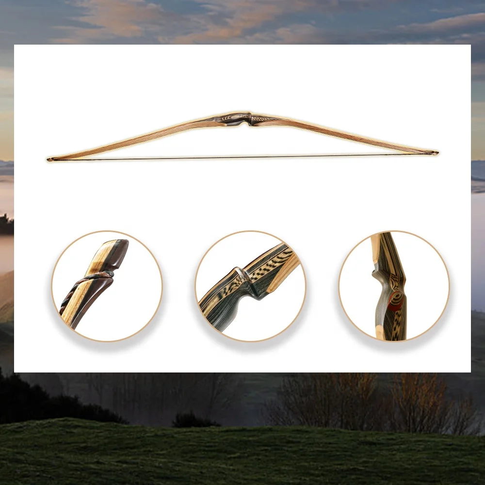 ARC HYBRIDE OLD MOUNTAIN VOLCANO CARBON 64″ – Archerie Gossart