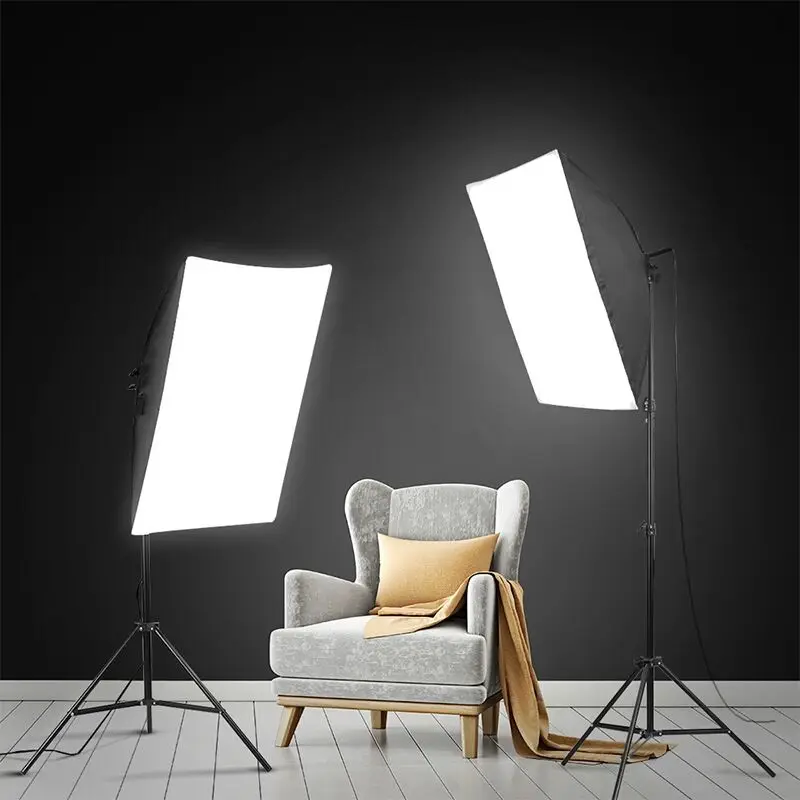 Photography 50x70cm Softbox Lighting Kits Professional Light System