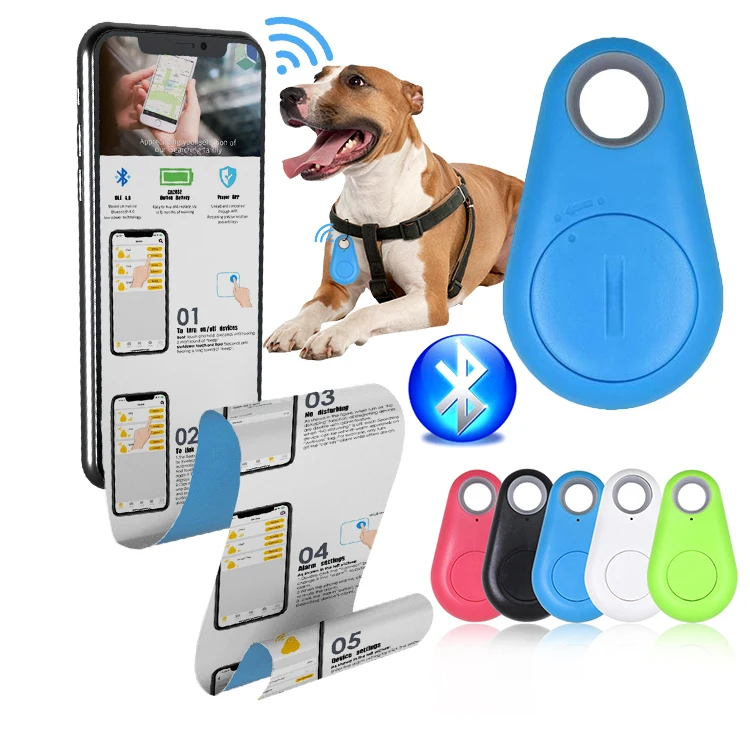Mini Dog Collar Smart Pet GPS Tracker Waterproof Colourful