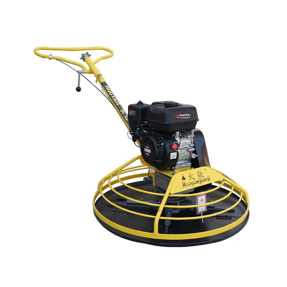 Concrete floor leveling machine cement floor polishing machine hand walking power trowel machine-122009