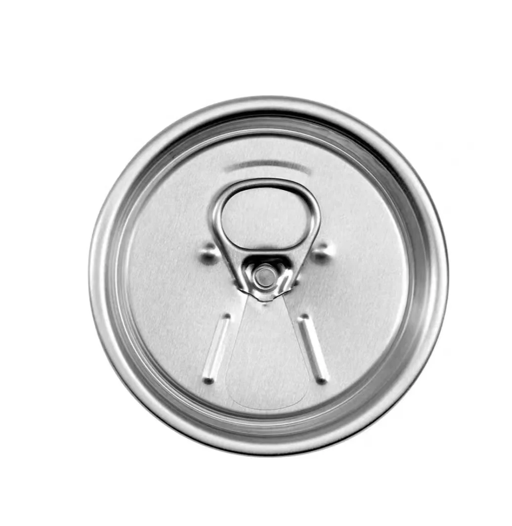 206RPT Recyclable Drinks Canning Aluminum Foil Cover Container Lid For Pet Can aluminum container with lid