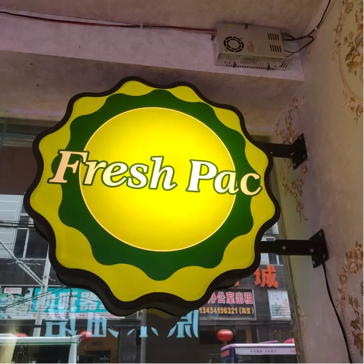 Metal Frame Advertising Light Boxes Custom 3d Letters logo Sign Lightbox Sign for Business Sign