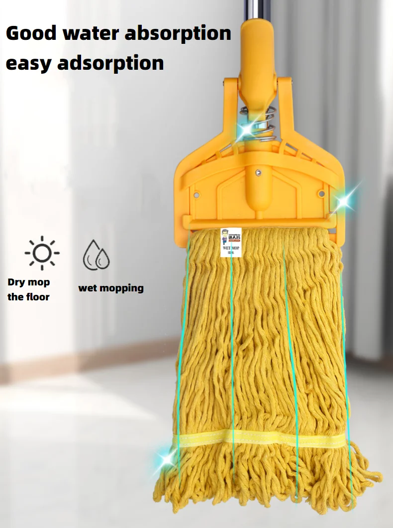 Heavy Duty Cleaning Mops,With Jaws/mops Head For Floor Cleaning Wet