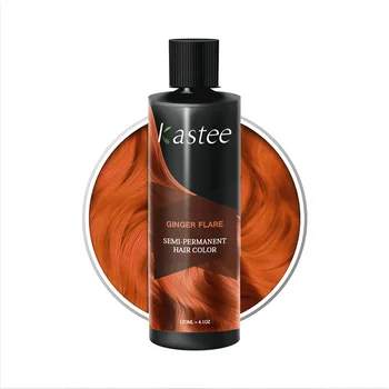 Professional salon semi Permanent Hair Color 100% ginger flare Coverage Hair Dye Cream Fast Hair Coloring