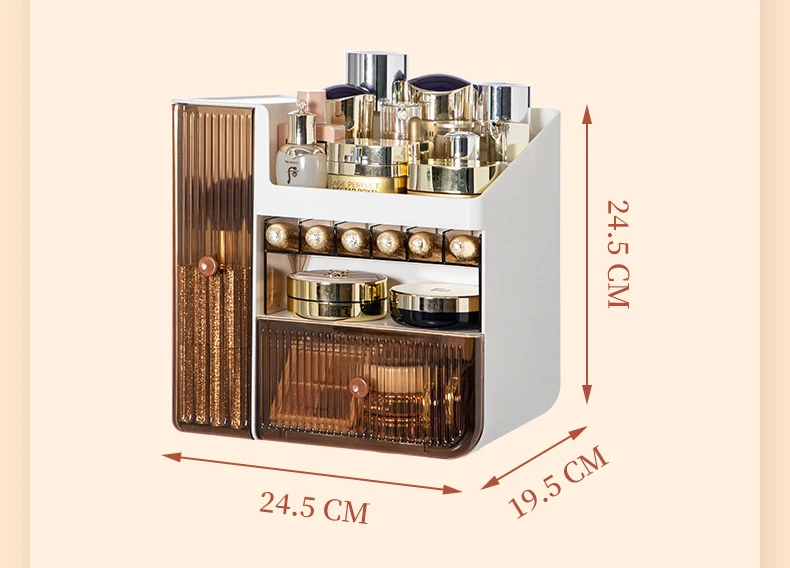 Cosmetic Makeup Organizer Cosmetics Storage Display Case Desk Organizer For Cosmetics Lipsticks