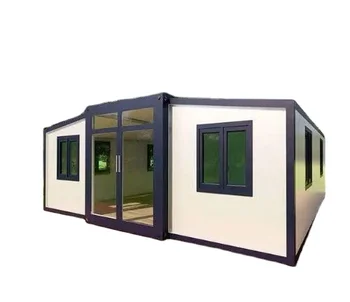 portable 2 bedroom shipping collapsible steel structure expandable prefab container house