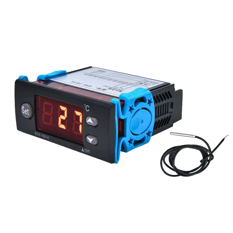 Digital Thermostat Temperature Controller LED Display ABS Material OEM/ODM Support Heating/Cooling Control -45~80C IP66 Rated