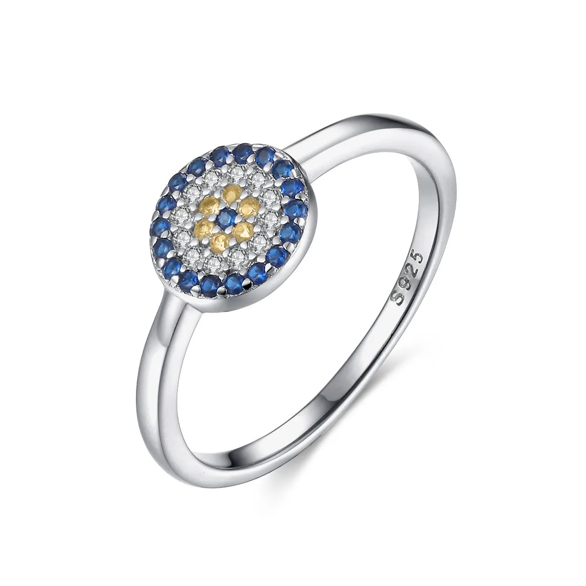 KAKODIY blue eye ring women's 925 Sterling Silver cubic zirconia fashion ring women's jewelry high quality Turkish ring detail 2