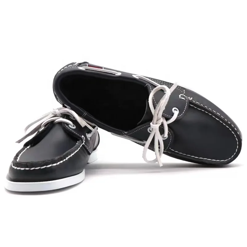Docksides Men Genuine Leather Boat Shoes Comfort Style