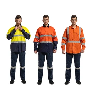 Hot Sale Australian Miner High Visibility Coal Mining Reflective Safety Hivis Uniform Construction Clothing Hi Vis Workwear