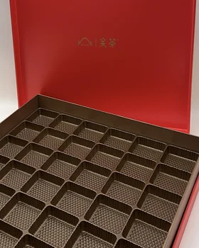 Custom Cardboard Container with Lid for Dessert Snack Custom Luxury Food Boxes Telescope Boxes