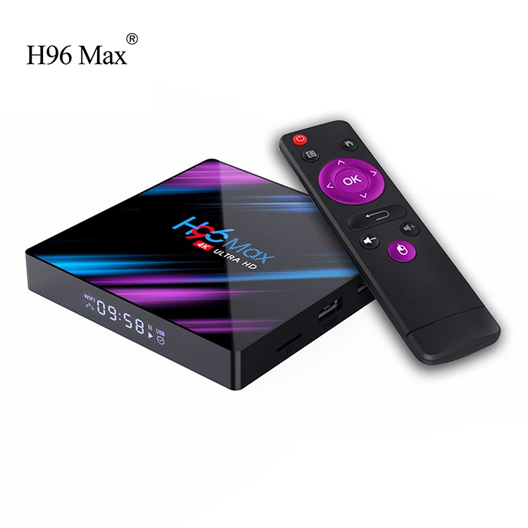 Best Selling Smart Android TV Box H96 MAX RK 3318 - 4K OTT