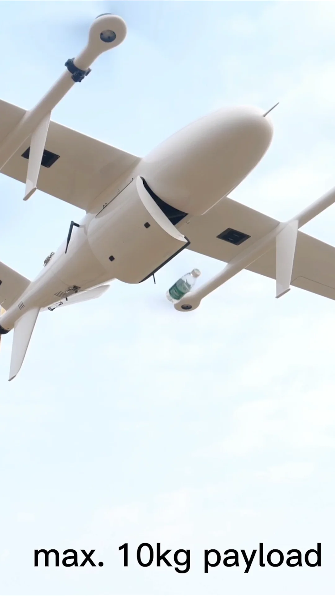 Foxtech Ayk350 2.5 Hours 5kg 10kg Long Range Payload Fixed Wing Vtol