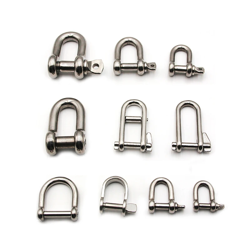 304 316 Twisted Shackle Rigging Hardware Wire Rope Fittings Stainless ...