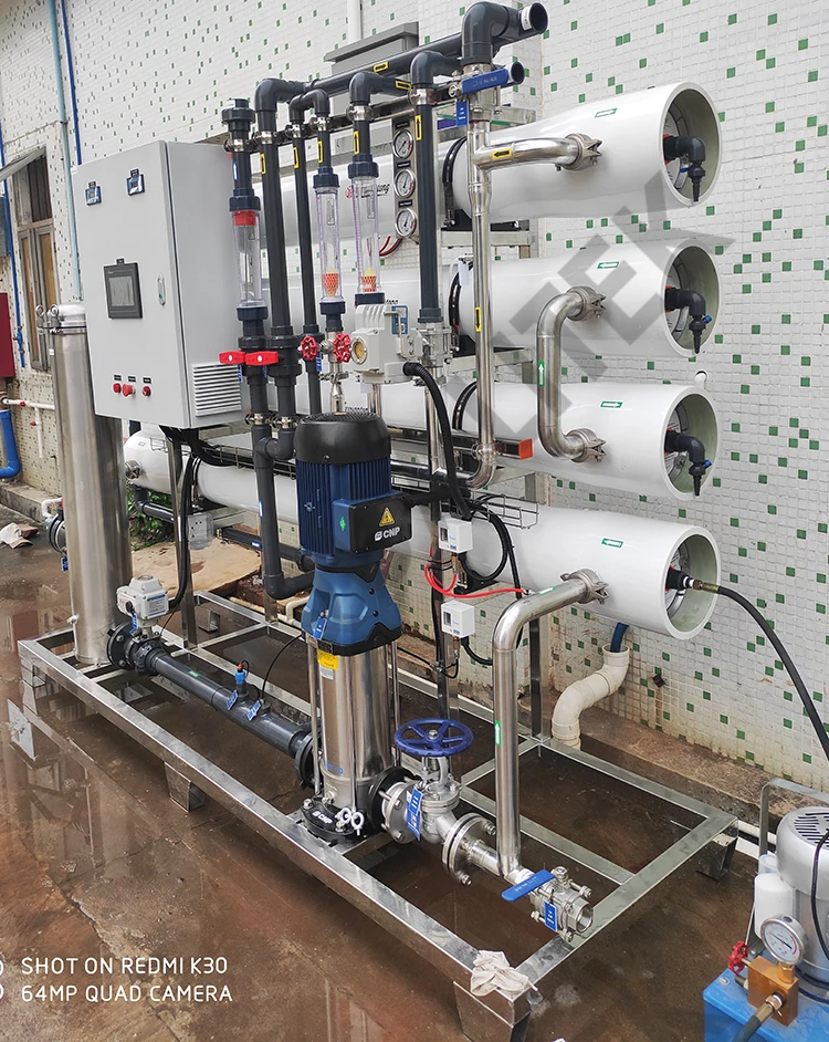 Automatic Plc Control 8000lph River Underground Water Filtration System