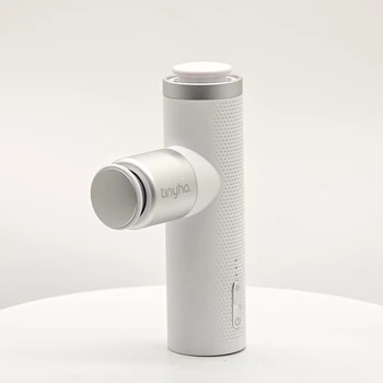 Heated Function Handheld Rechargeable Battery Massage Gun with 3 Speeds for Percussion Fascia Muscle