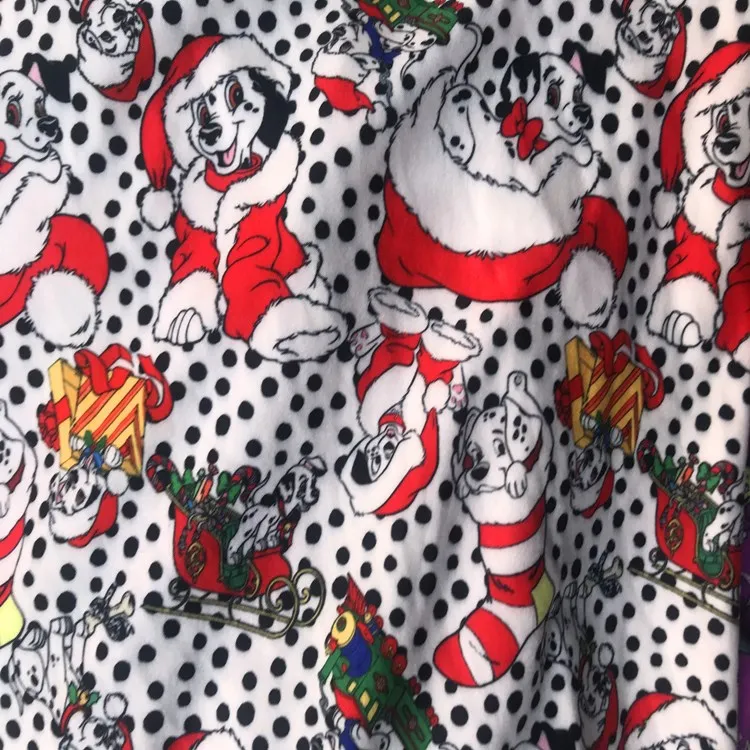 NO MOQ DBP Fabric Custom Design Double Brushed Poly Digital Print Fabric for Cloth