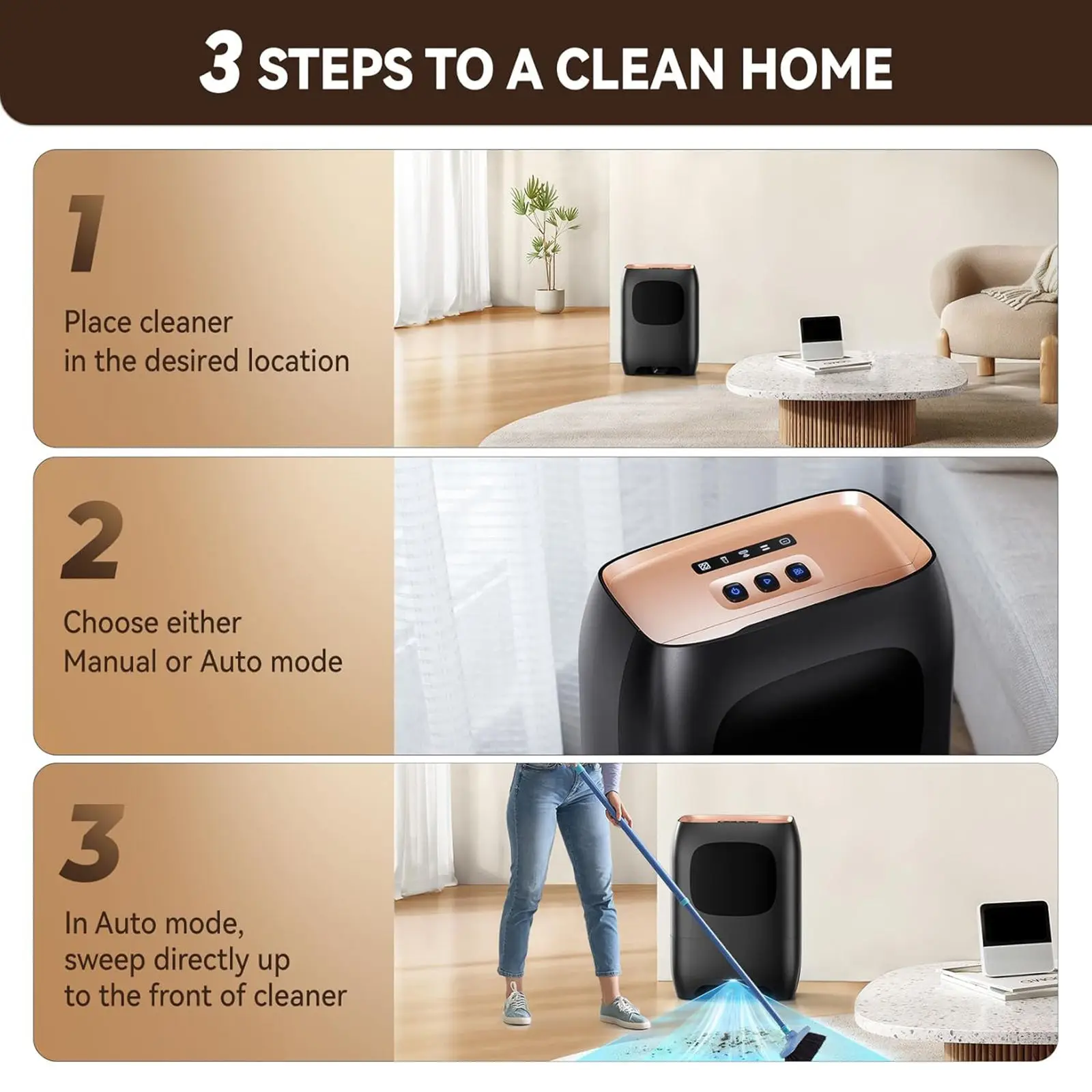 Electric Salon Hair Vacuum Cleaner - Automatic Touchless Dustpan for Kitchen, Hotel, Boutique, Pet Hair