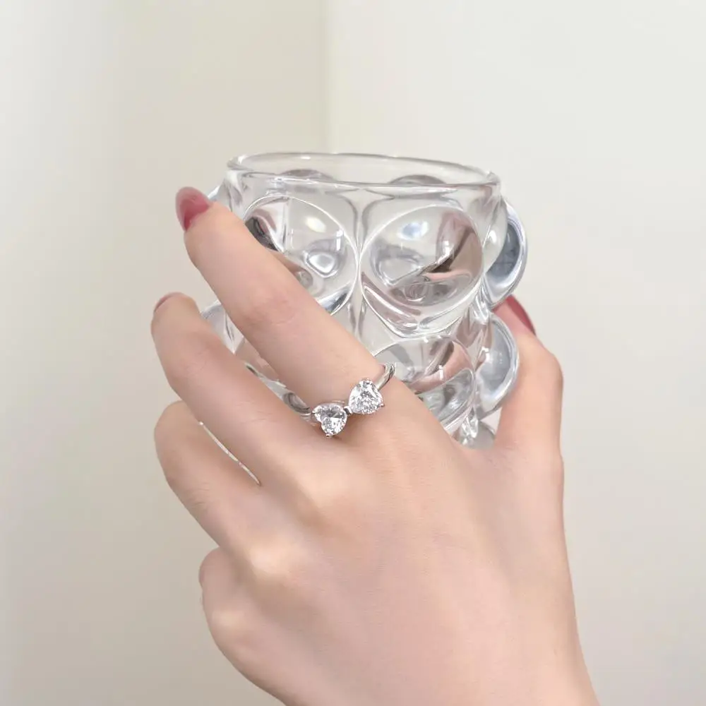 KAKODIY Pink Bow Cubic Zirconia 925 Sterling Silver Fine Jewelry for Women Ring Wedding Ring detail 4