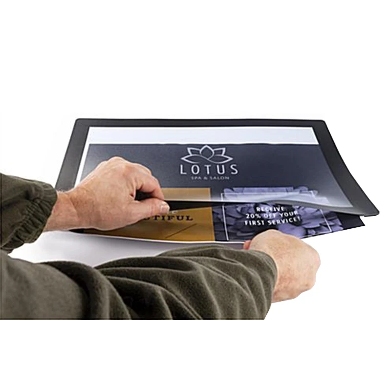 Retail Promotional Counter Mats Non Slip Rubber Counter Top Mat with Insert