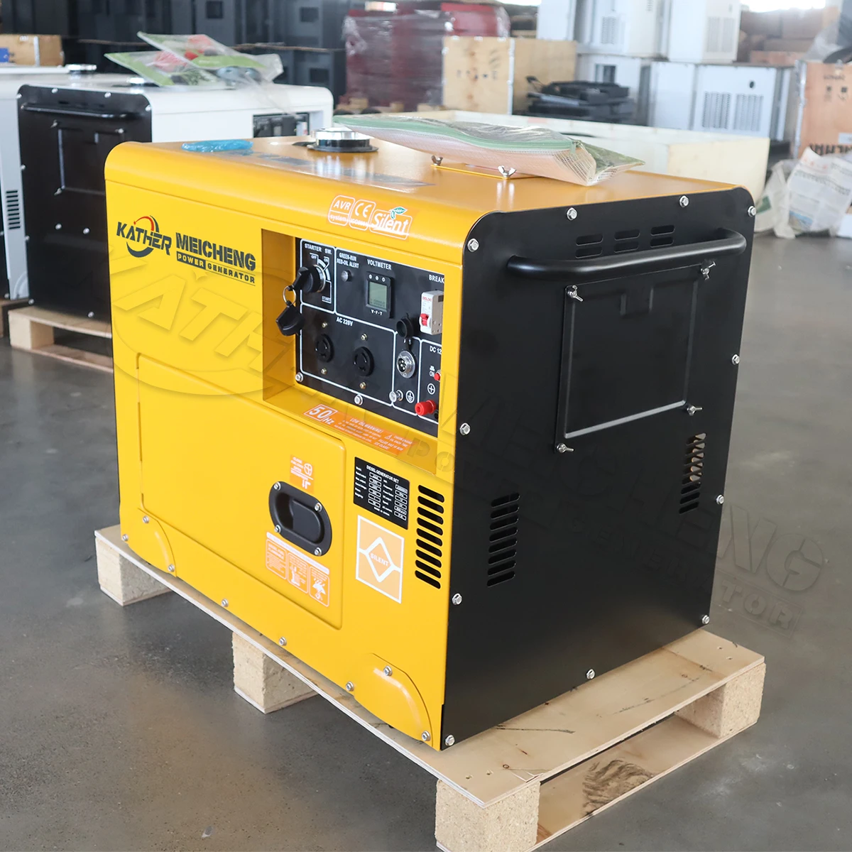 5Kva 6Kva 7Kva 8Kva 10Kva 12Kva 15Kva 18Kva Diesel Soundproof Air/Water Cooled Generators 50/60Hz Diesel Soundproof Generators