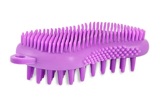 Double Sides Silicone Head Massager Shower Skin Brush Scrubber - Buy ...