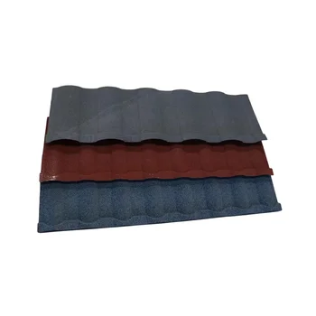 Wholesale Aluminum Zinc metal color stone tile Manufacturers Villa Roof tile