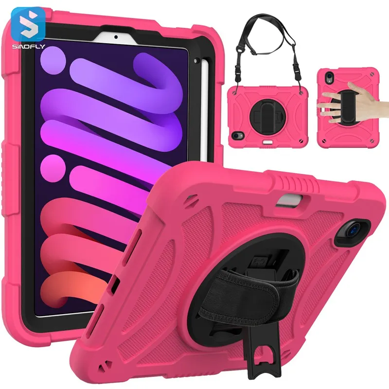 Heavy Duty Armor Shockproof Kickstand Silicone Pc Tablet Case For Ipad ...