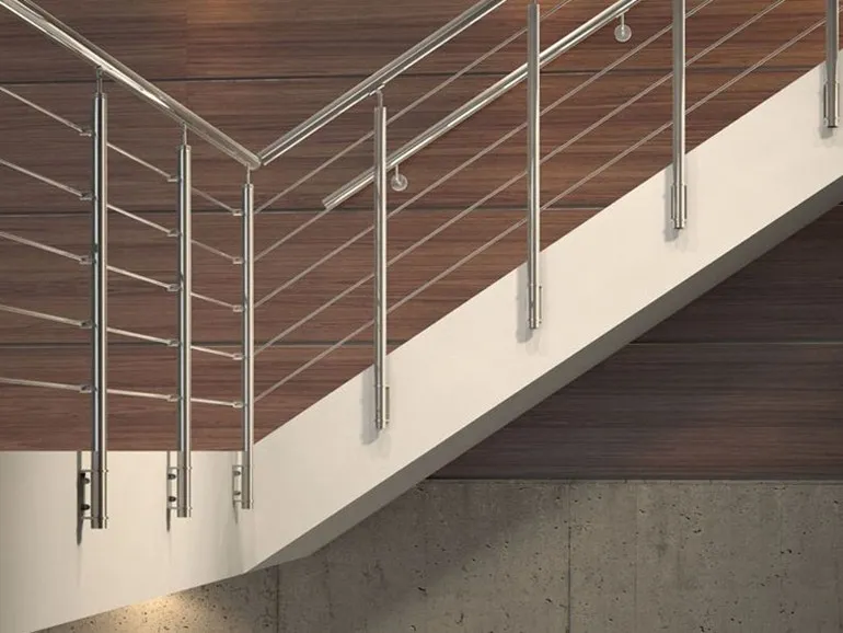 High Quality Stainless Steel Satin Finish Dia 12mm Rod Outdoor Deck Railings details