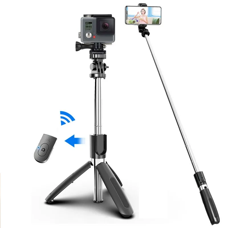 Легкая портативная Гибкая беспроводная селфи-Палка с дистанционным управлением для камеры dslr для gopro