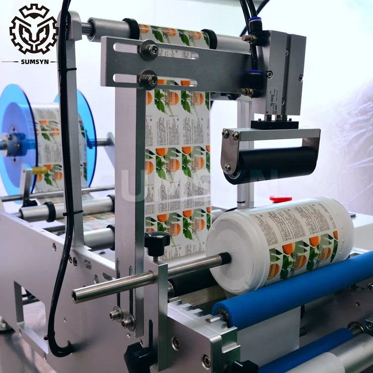 Полуавтоматическая круглая машина для маркировки бутылок SUMSYN