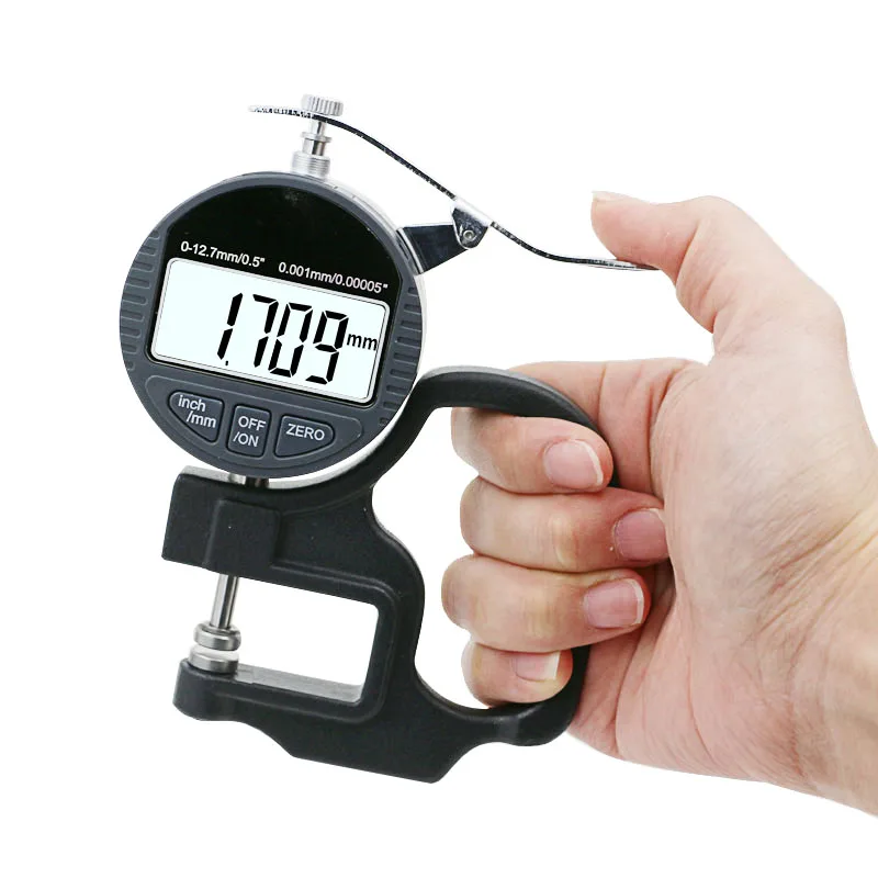 12.7mm Digital Thickness Gauge,Thickness Meter Precise Electronic Micrometer 